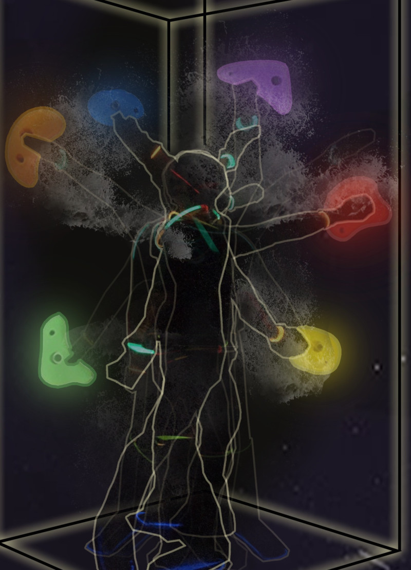 Engaging Tactile Handle with Disinfectant for Social Techno Booth