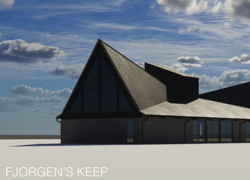 Elevated Lookout Melding Geometry with Natural Landscape