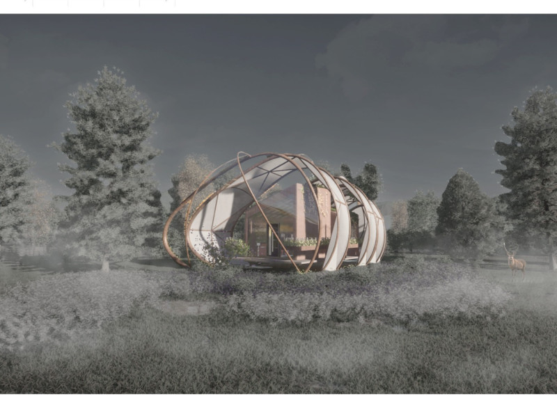 Elevated Living Enveloped in Etfe and Steel Panels