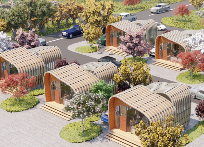 Two-Shell Residential Structure with Passive Ventilation and Low-Emissivity Glass