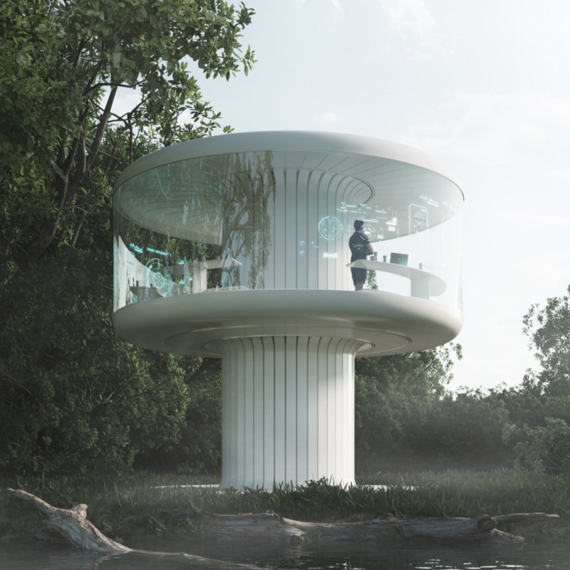 Graphene-Enhanced Solar Energy House with Panoramic Observation for Research Activities