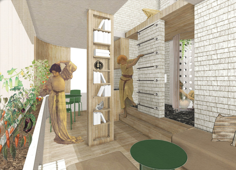 Mycelium Bricks and Recycled Plastic Form a Sustainable Community Home