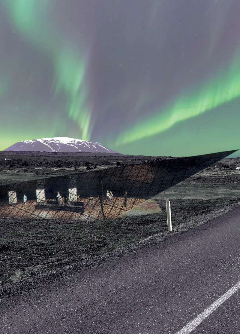 Cave-Wall Inspired Cultural Venue with Thermal Earth Integration