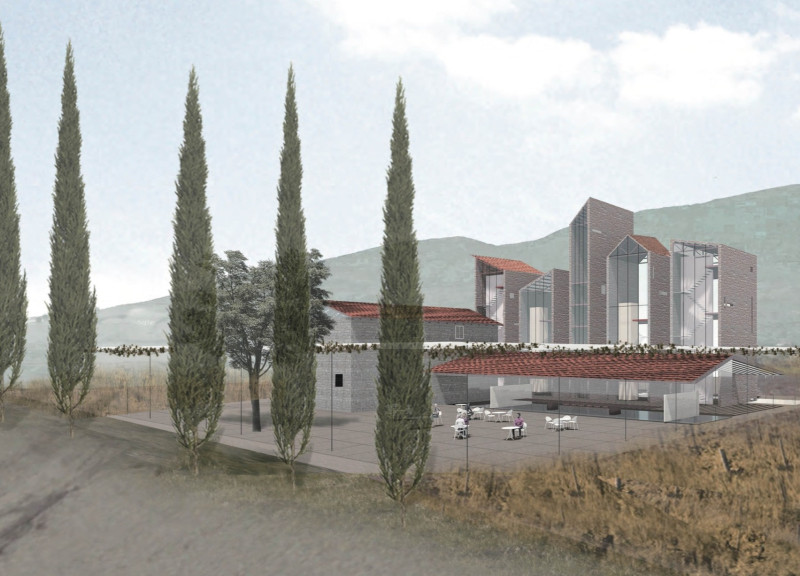 Grape Vines and Scenic Views in Umbrian Lodging Units