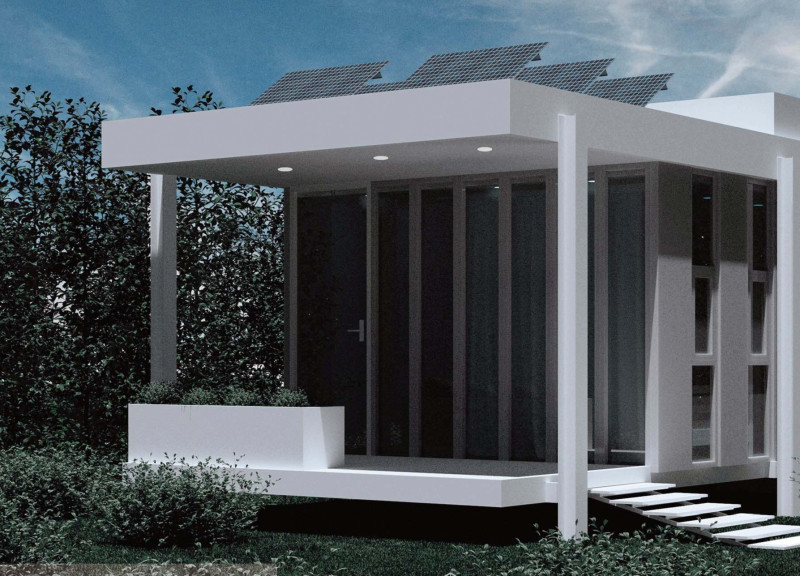 Flexible Living Spaces with Movable Walls and Solar Integration