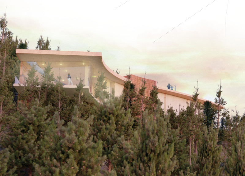 Rammed Earth Walls and Flowing Circulation in a Tranquil Yoga Space