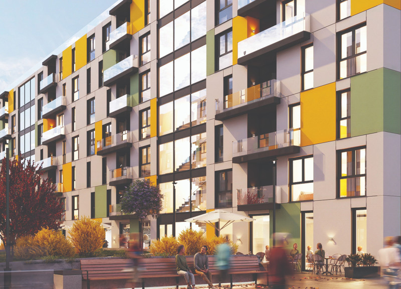 Green Roofs and Ventilated Facades in a Cohousing Community