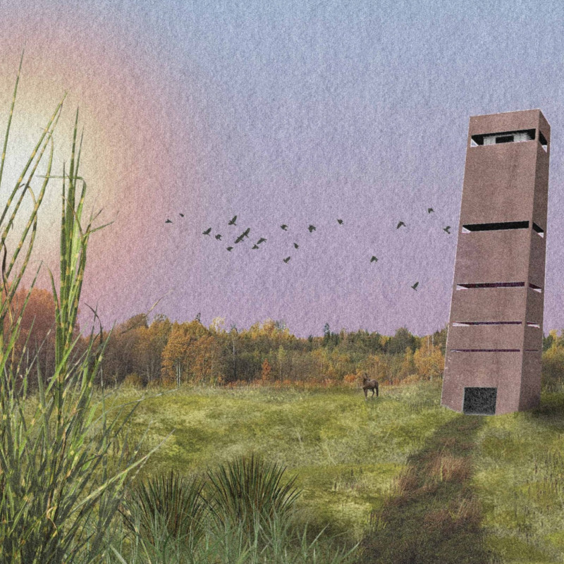 Ochre-Clad Retreat Embracing Nature and Horses