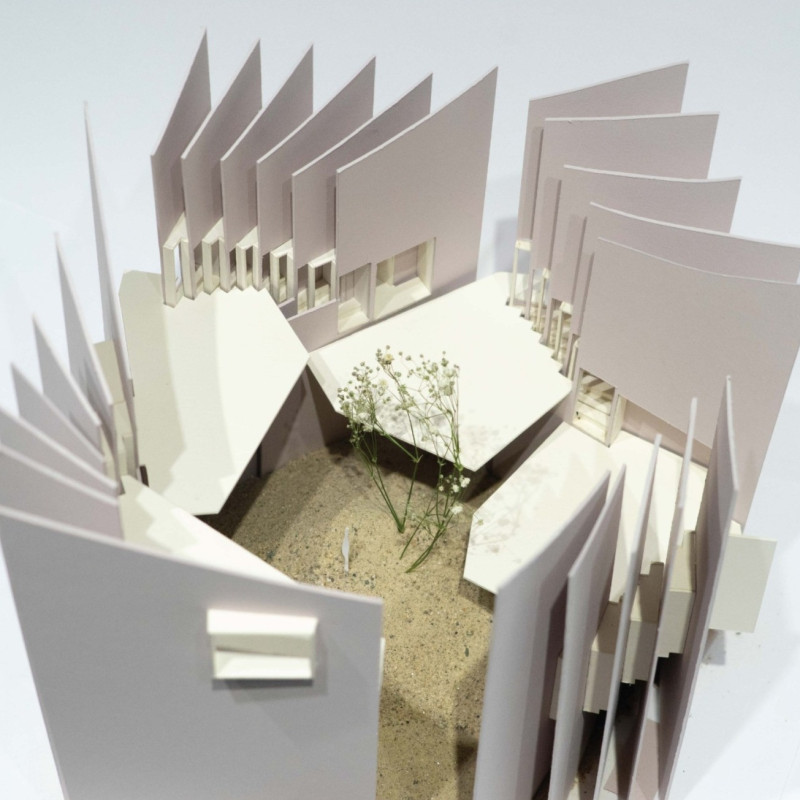 Acoustic Inverted Roof Enhancing Sensory Experience in Urban Living