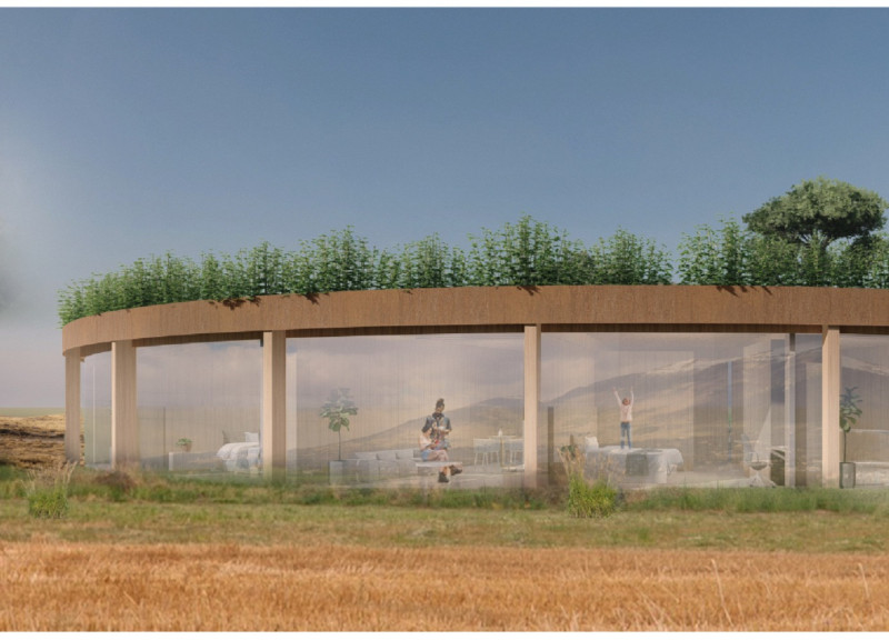 Corten Steel and Timber Blend in a Sustainable Winery Experience