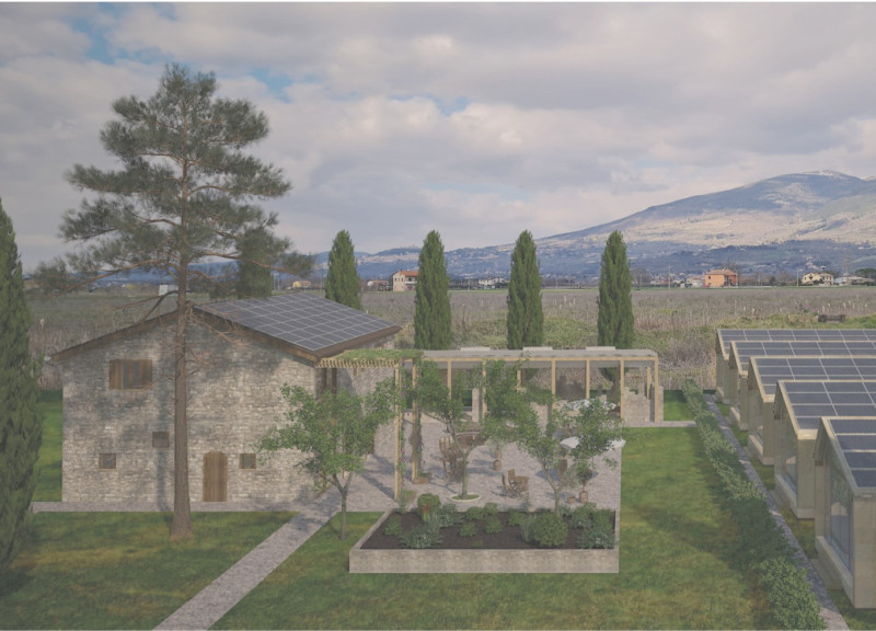 Cork Facade and Local Stone Unite in a Sustainable Winery Retreat