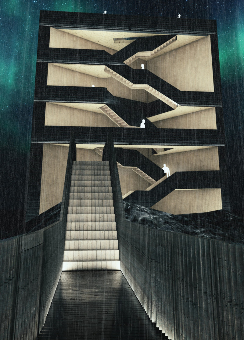 Discovering Folklore Through Laminate Panels and Rockwool in a Crossroads Tower