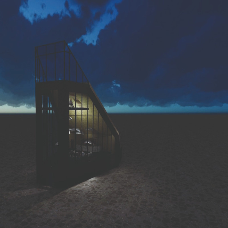 Cavernous Spaces with Volcanic Stone and Steel for Enhanced Visitor Experience