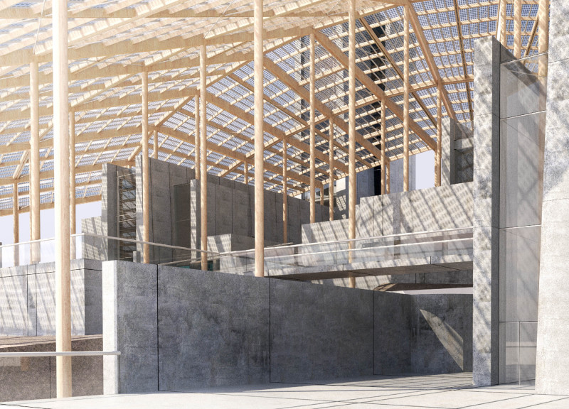 Timber Canopy Overlooks Coastal Serenity in End-of-Life Care Facility