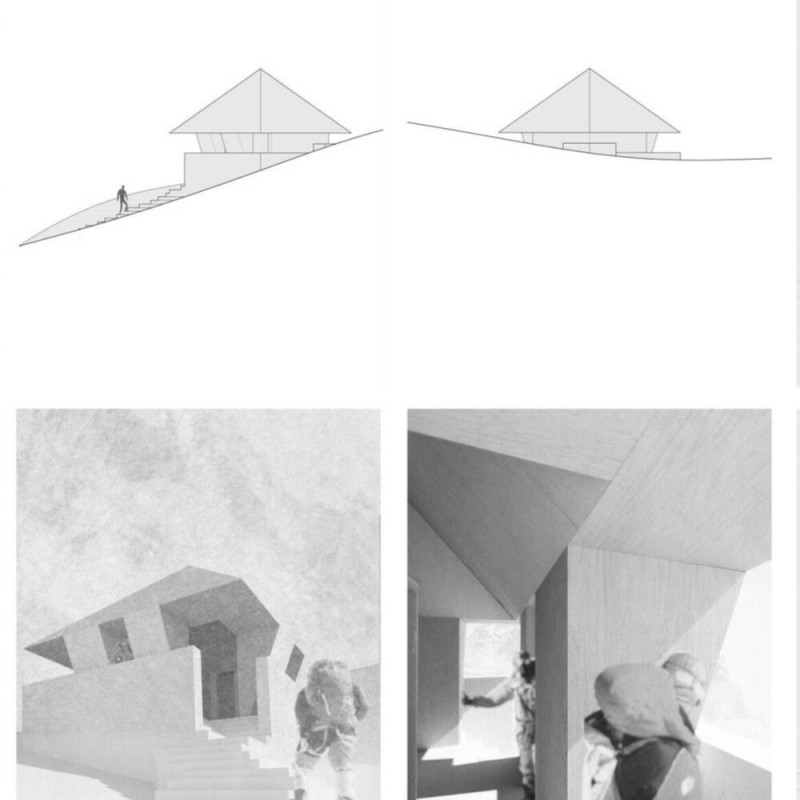 Bacteria-Based Toilets Within Plywood Pavilion on Mount Everest