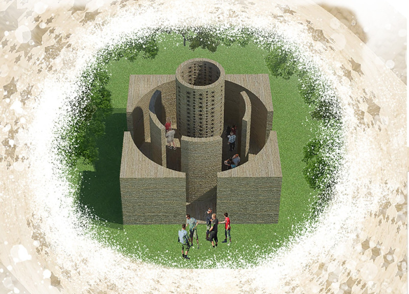 A Journey from Square to Circular with Symbolic Light and Motifs