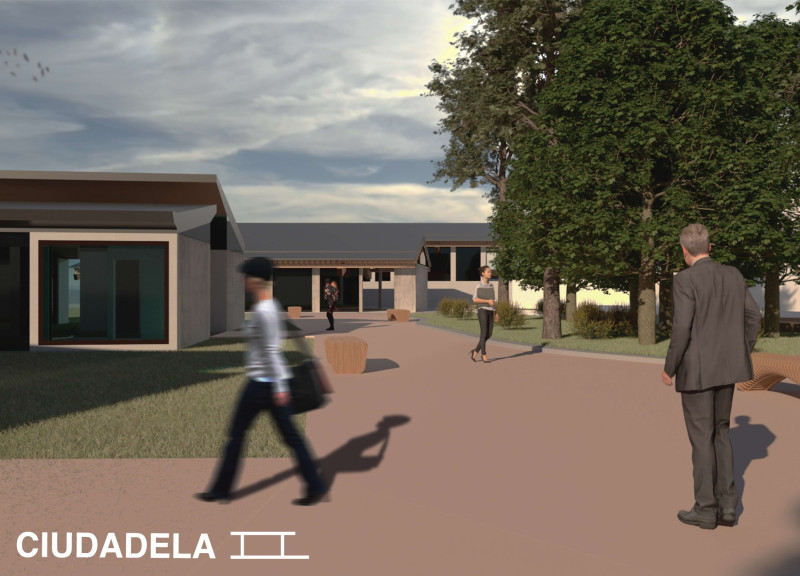 Artist Villas Integrated with Public Agora and Green Spaces