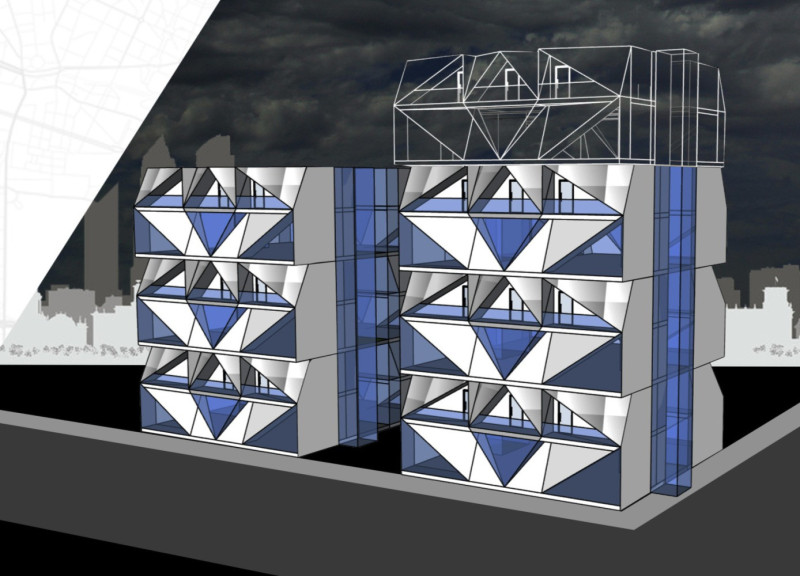 Pods Designed for Shared Living with Strategic Natural Light