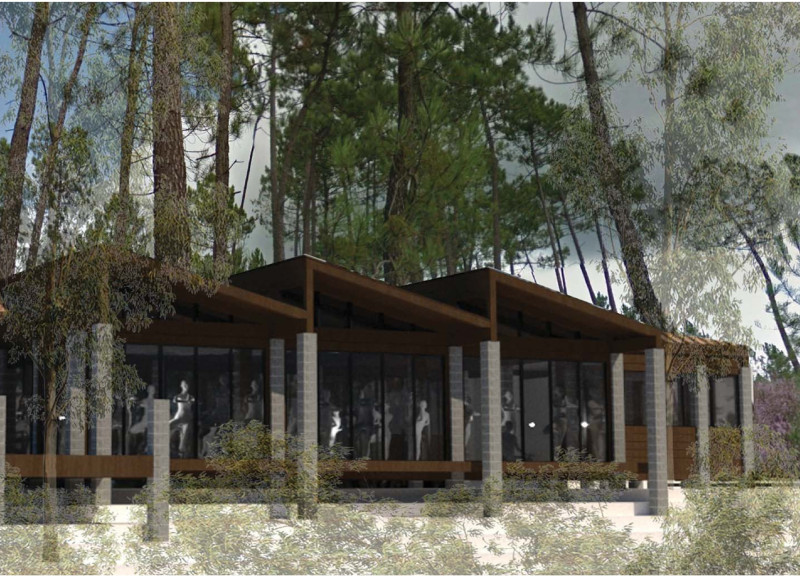 Reclaimed Oak Pavilion with Bifold Doors for Mindful Practice