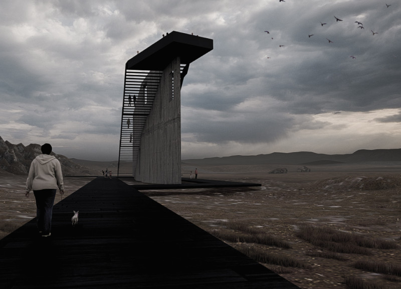 Tectonic Viewing Platform Above Iceland's Fissures