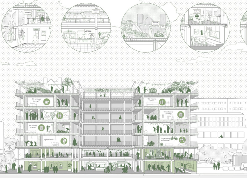 Steel-Integrated Green Spaces for Affordable Urban Living