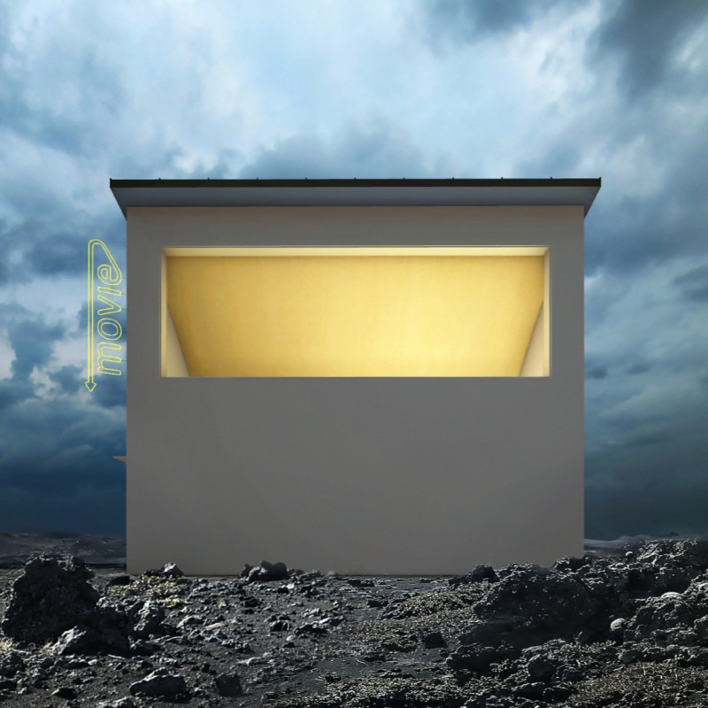 Framing Nature Through White Wood and Undulating Ceilings in a Cinematic Experience