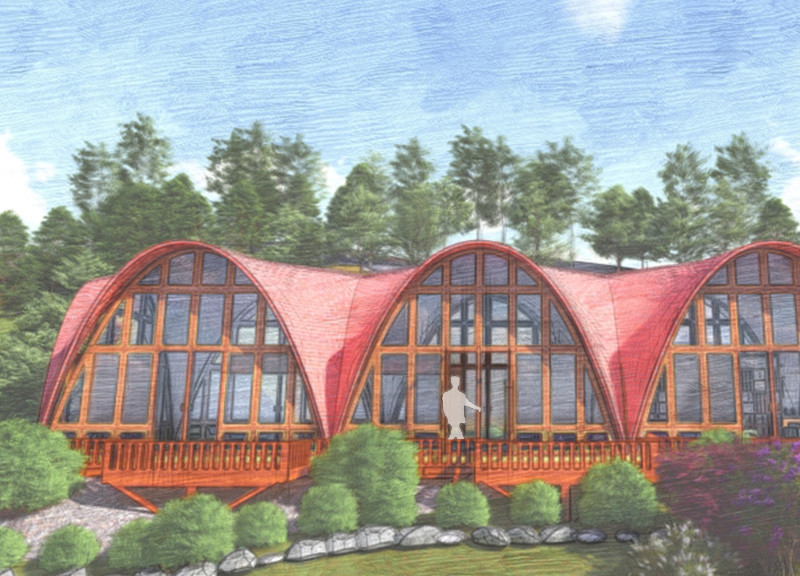 Catalan Vaults and Sustainable Brick Crafting for Mindful Retreat Spaces