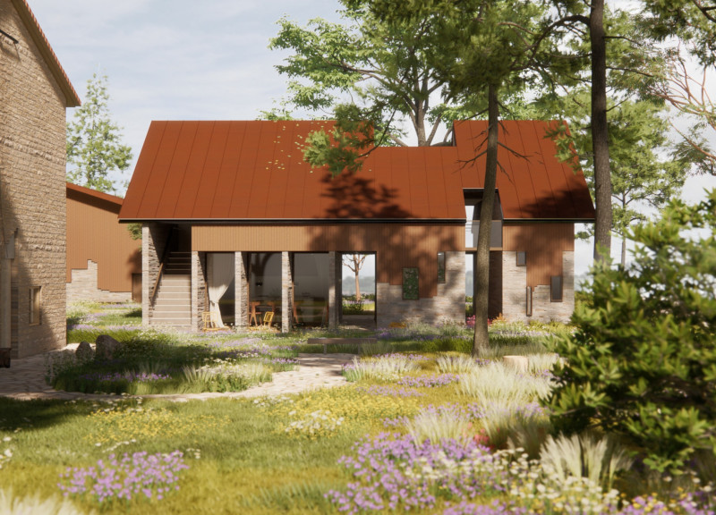 Repurposed Structures Offering Wine Tasting Amidst Umbrian Nature