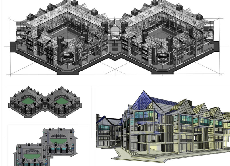 Timber Cubes with Integral Loggias Enhancing Urban Community Spaces