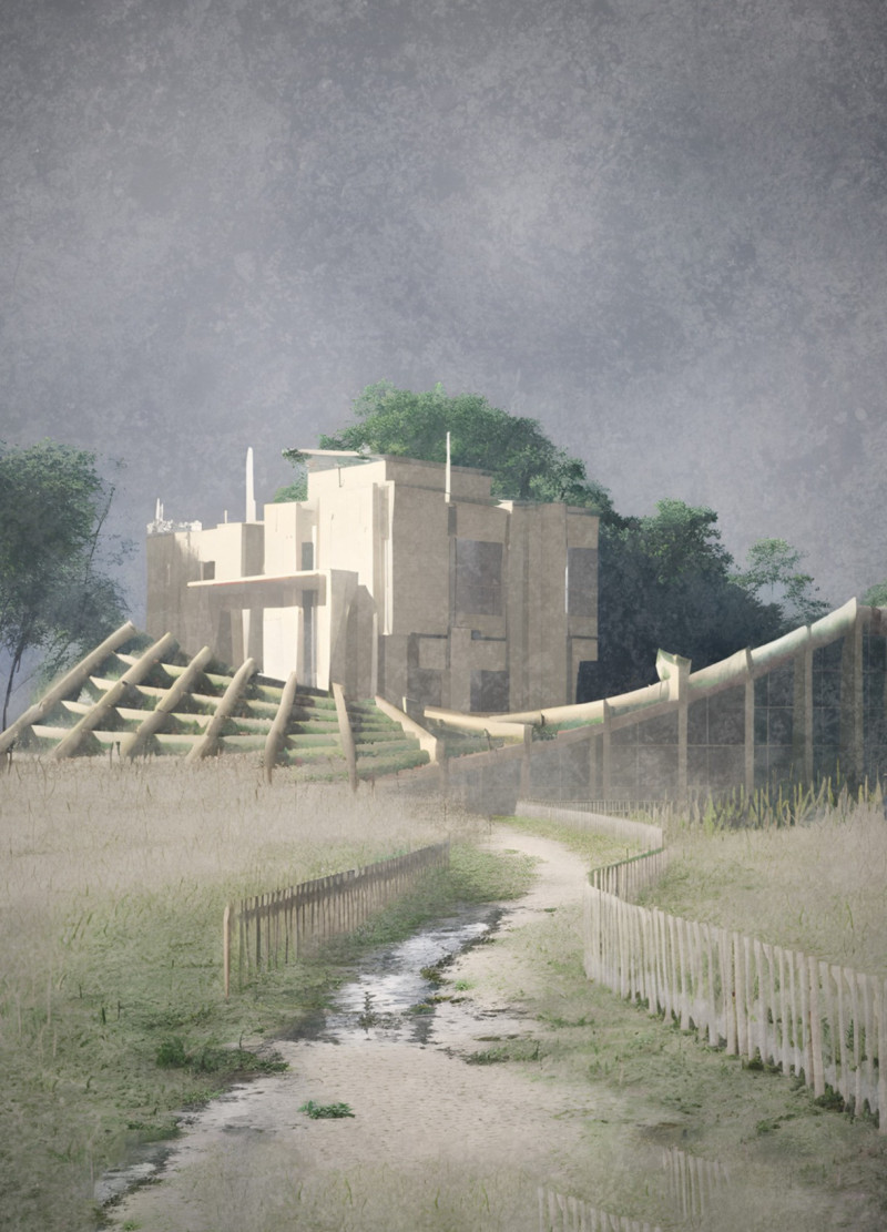 Timber Frames Embraced by Natural Green Spaces