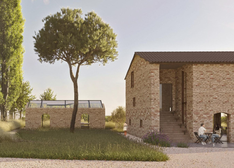 Reinforced Heritage with Original Bricks and Panoramic Views for Community Engagement