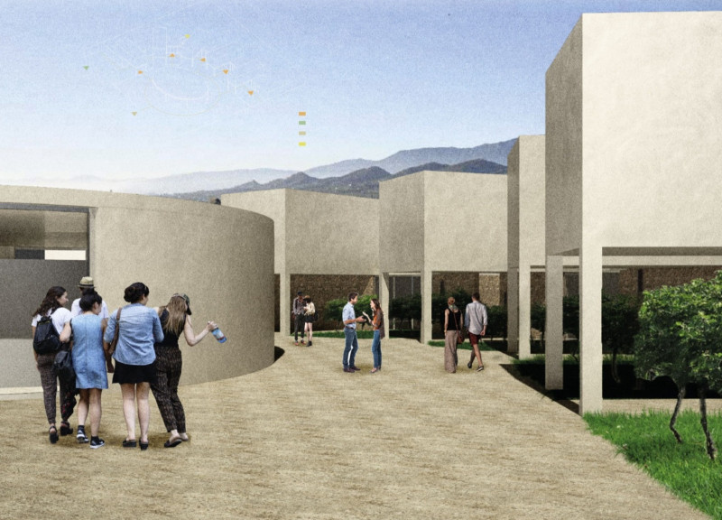 Travertine Facades and Photovoltaic Integration in Sustainable Wine Experience