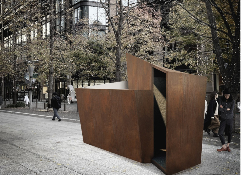 Corten and Mirror Retreats Shaping Calm Spaces in Urban Parks