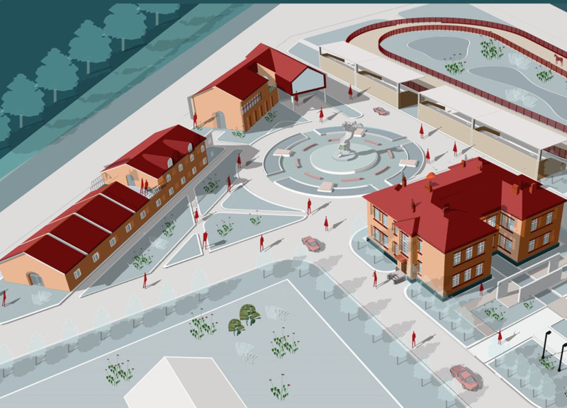 Low-E Glass and Rain Gardens in a Community-Centric Museum Space