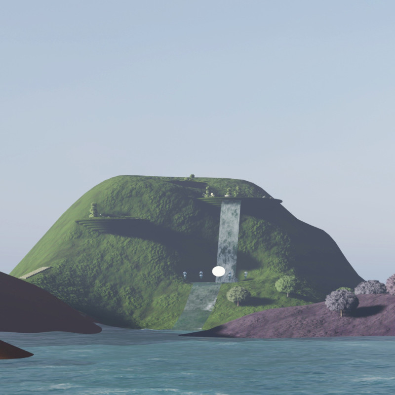 Bioluminescent Materials and Organic Forms in Community Living Spaces