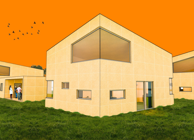 Cork Cladding and Timber Frames Redefining Guesthouse Living in the Umbrian Landscape