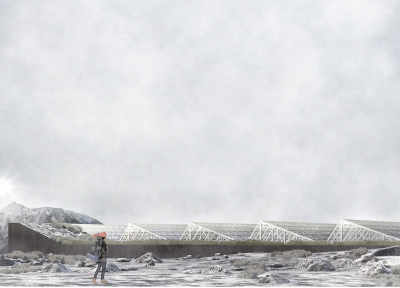 Transparent Greenhouse with Low-E Glass Emphasizing Local Agriculture