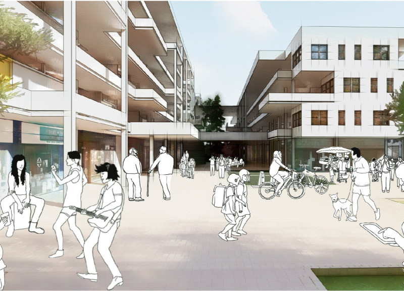 Timber Modules and Communal Spaces Enhancing Urban Living