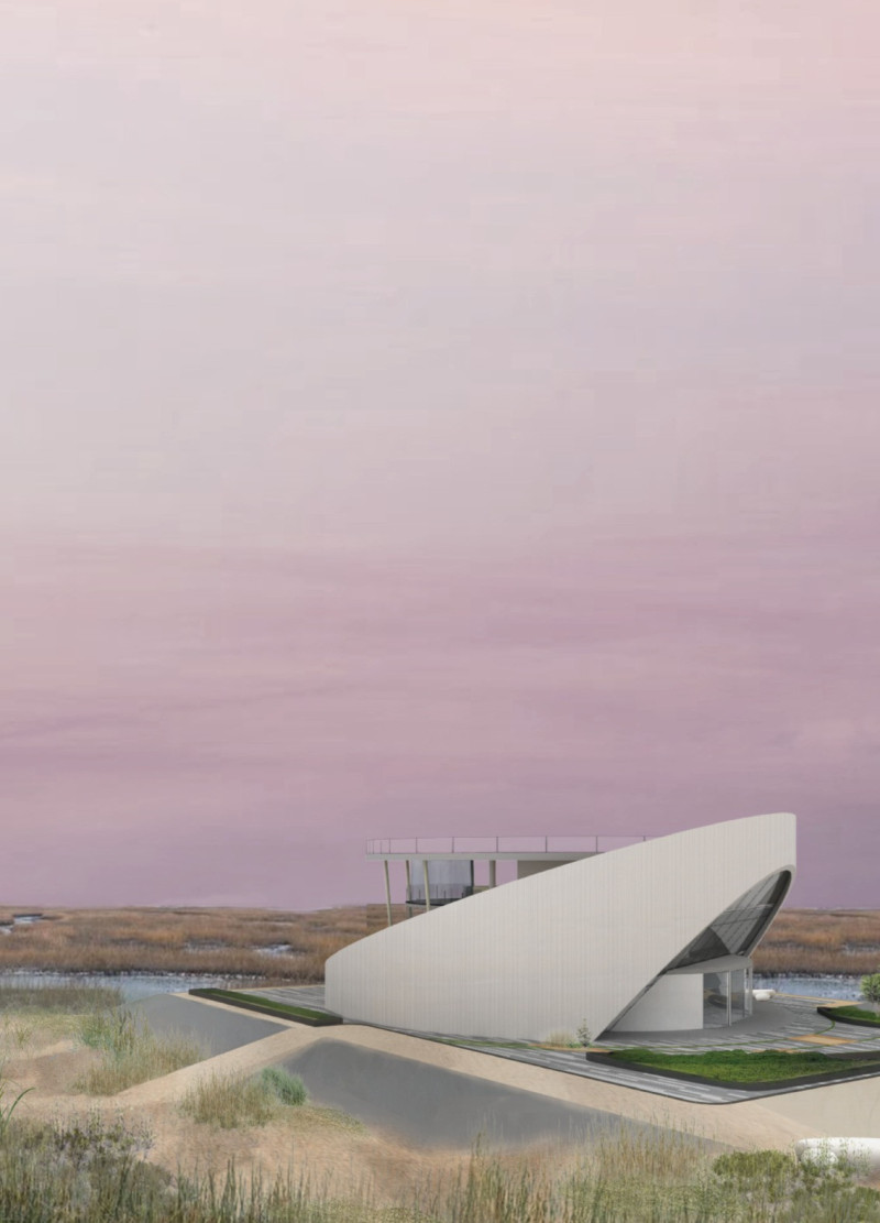 Circular Glass Encounters with Nature in an Ecological Visitor Center