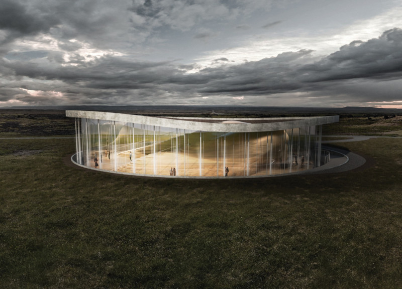 Exposed Steel Structure Blending with Natural Topography and Scenic Views