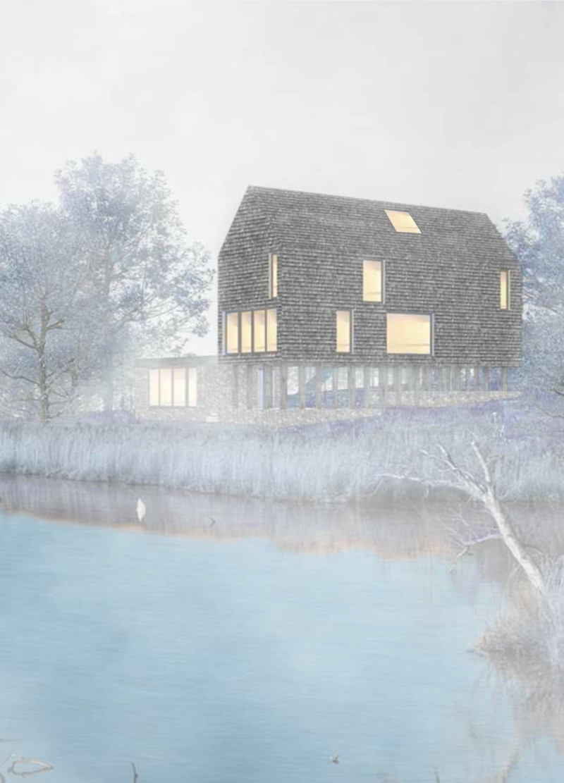 Elevated Living Spaces with Cross-Laminated Timber and Local Stone