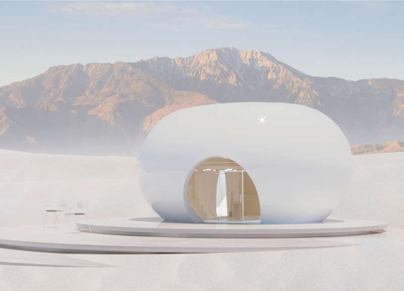 3d Printed Carbon-Fiber Dome with Energy Efficient Design in Desert Habitat