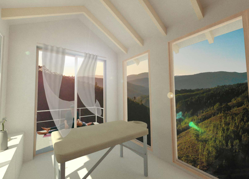 Dark Cladding and Solar Tubes Enhancing Wellness in Elevated Cabins