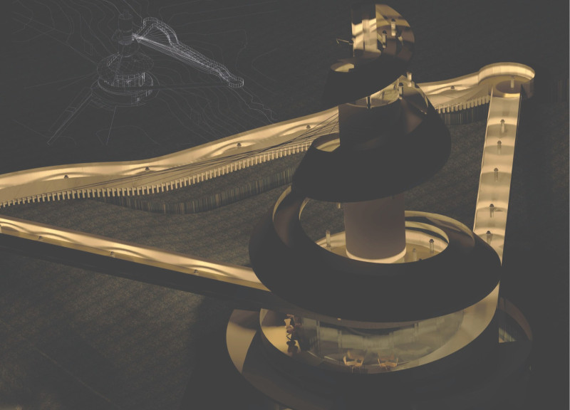 Storytelling Silhouettes Within a Perforated Facade Above Cave Entrances