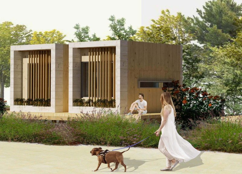 Elevated Living with CLT and Sustainable Rainwater Solutions