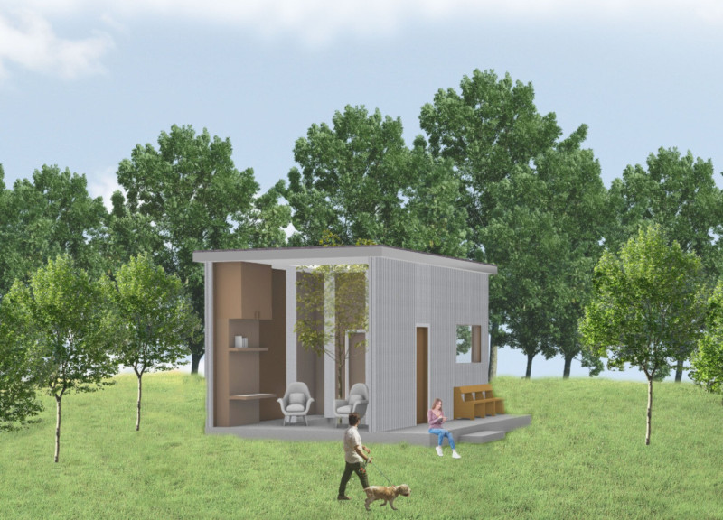 Natural Light and Recycled Steel in a Compact Home Design