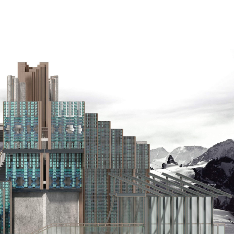 Cairn-Inspired Visitor Center Integrating Local Stone and Asymmetrical Forms