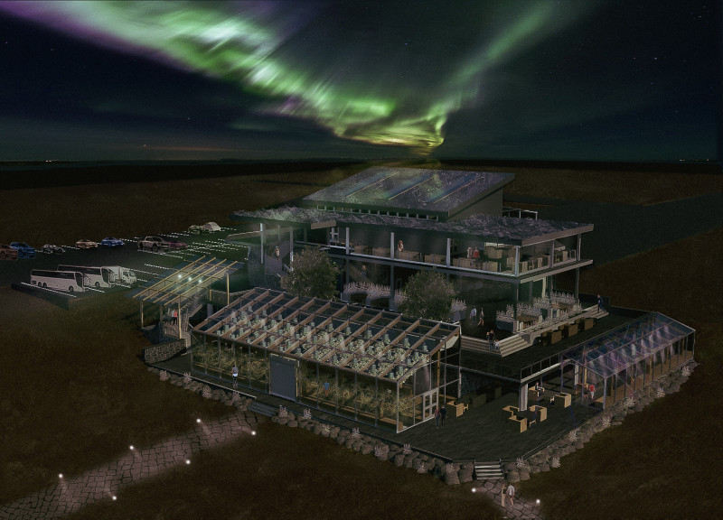 Low-E Glass and Yakisugi Wood Enhance Culinary Experience in Volcanic Landscape