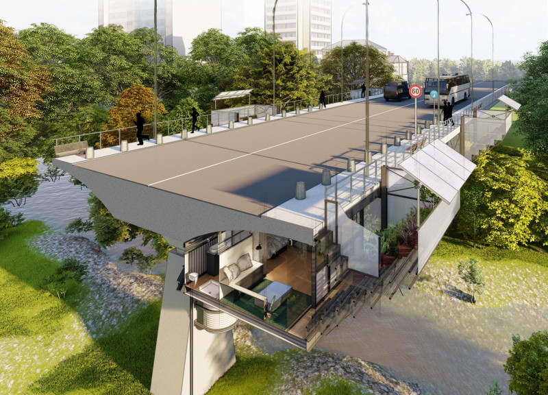 Bridging Urban Density with Steel and Polycarbonate Microhomes