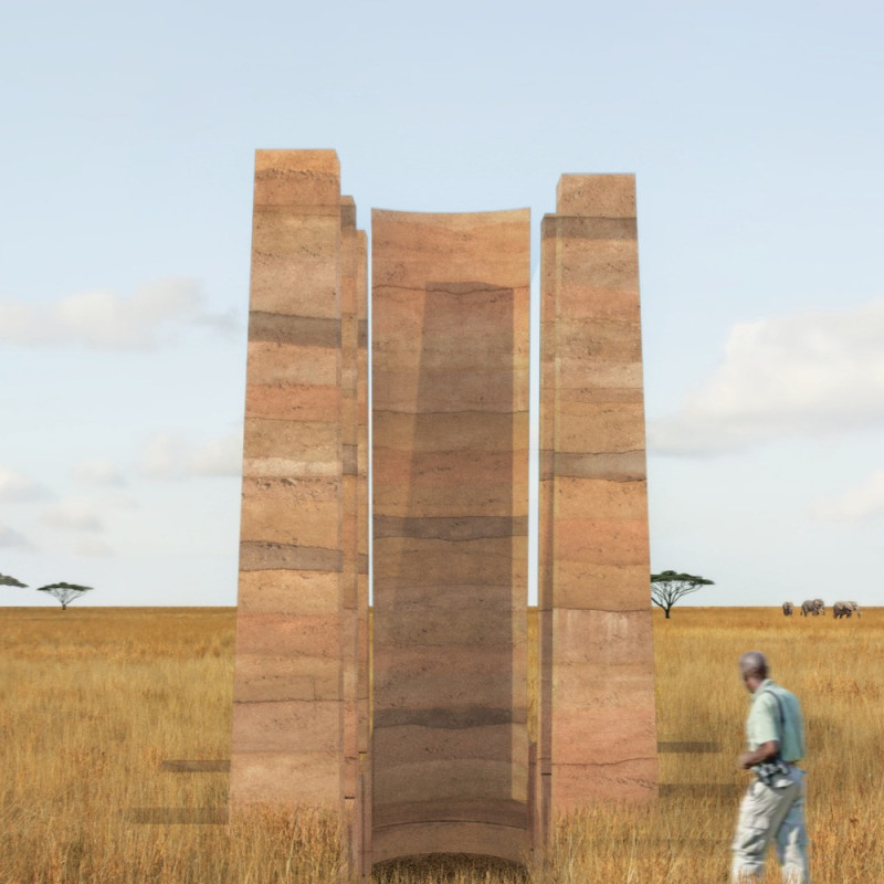 Rammed Earth Pavilion Emphasizing Educational Cycles and Sustainable Practices